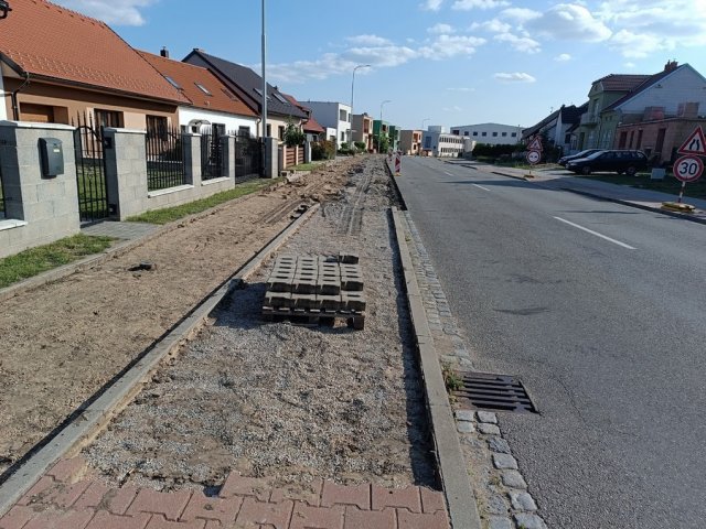 2025 Lužice – obnova zpevněných ploch po tornádu