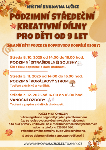 Místní knihovna - dílny pro děti