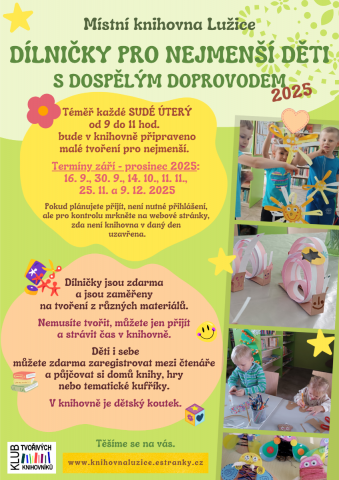 Místní knihovna - dílničky pro nejmenší