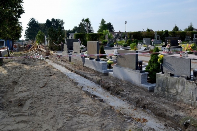 Hřbitovní zeď 2. etapa