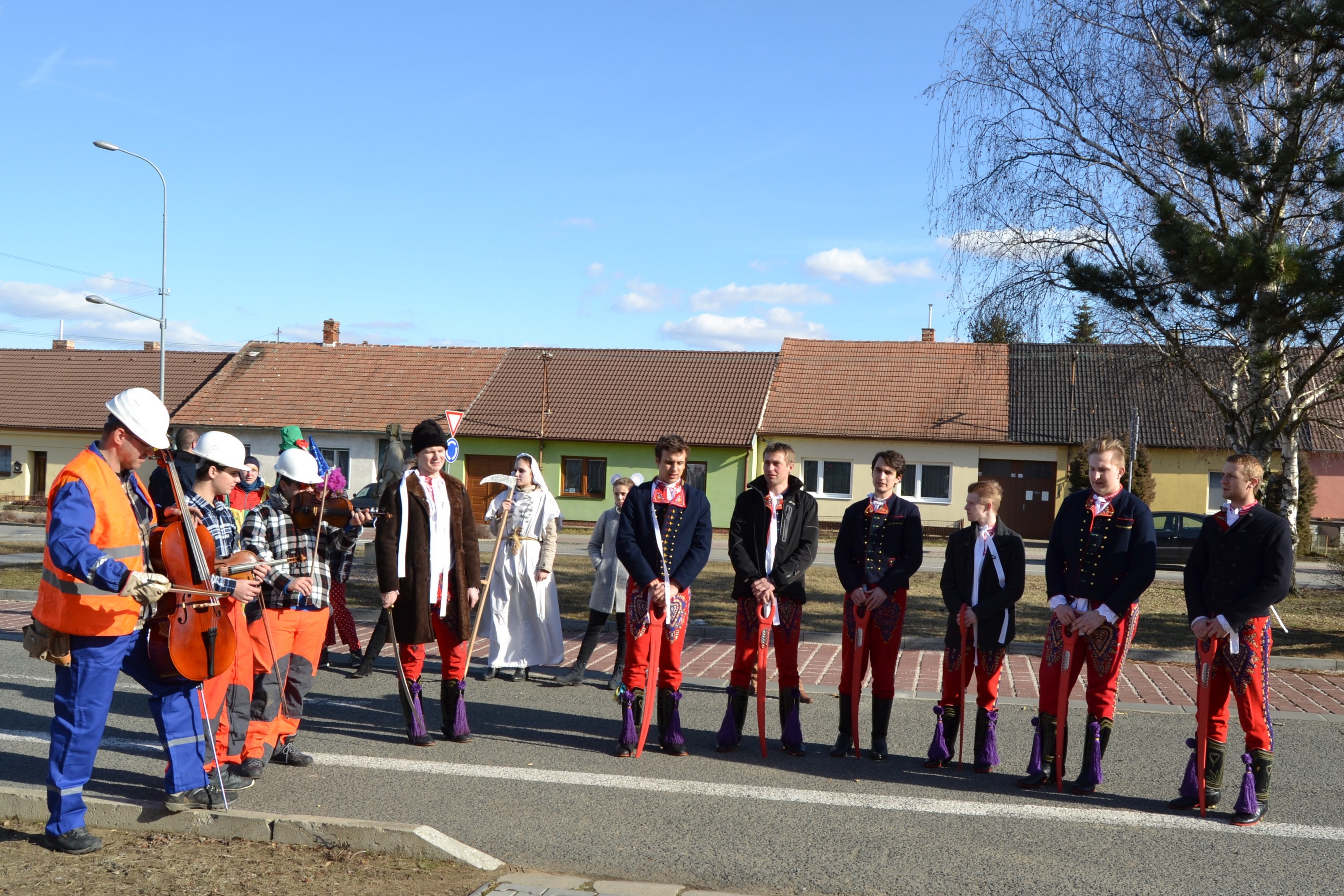 Fašaňková obchůzka obcí - 25. 2. 2017