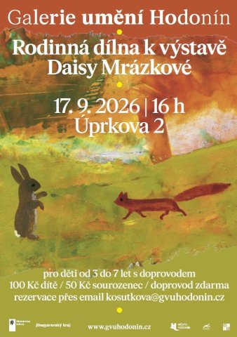 Galerii výtvarného umění v Hodoníně - Rodinná výtvarná dílna k výstavě Daisy Mrázkové