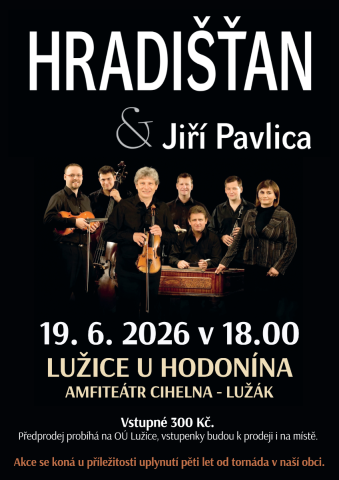 JIŘÍ PAVLICA & HRADIŠŤAN - 19. 6. 2026