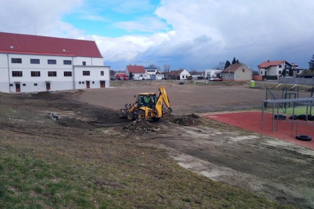 Areál sokolovny Lužice