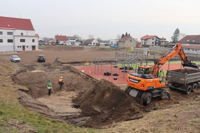 Areál sokolovny Lužice