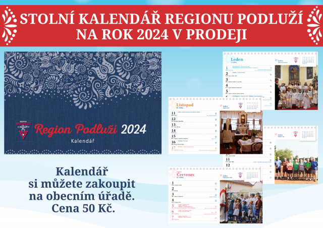 Stolní kalendář Regionu Podluží 2024