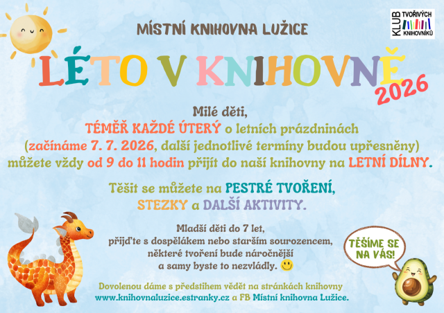 Letní dílny v knihovně