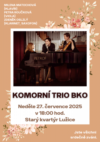 KOMORNÍ TRIO BKO na Starém kvartýru 