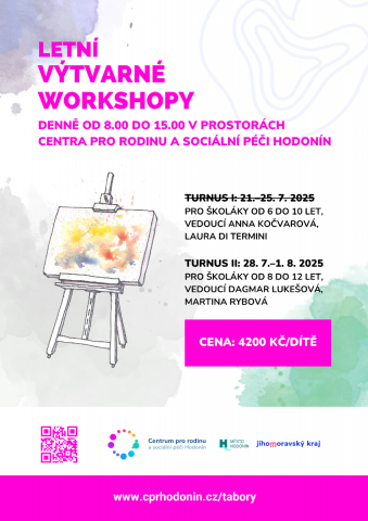 Centrum pro rodinu a sociální péči Hodonín - příměstské tábory