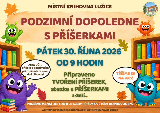 Podzimní prázdniny v knihovně 