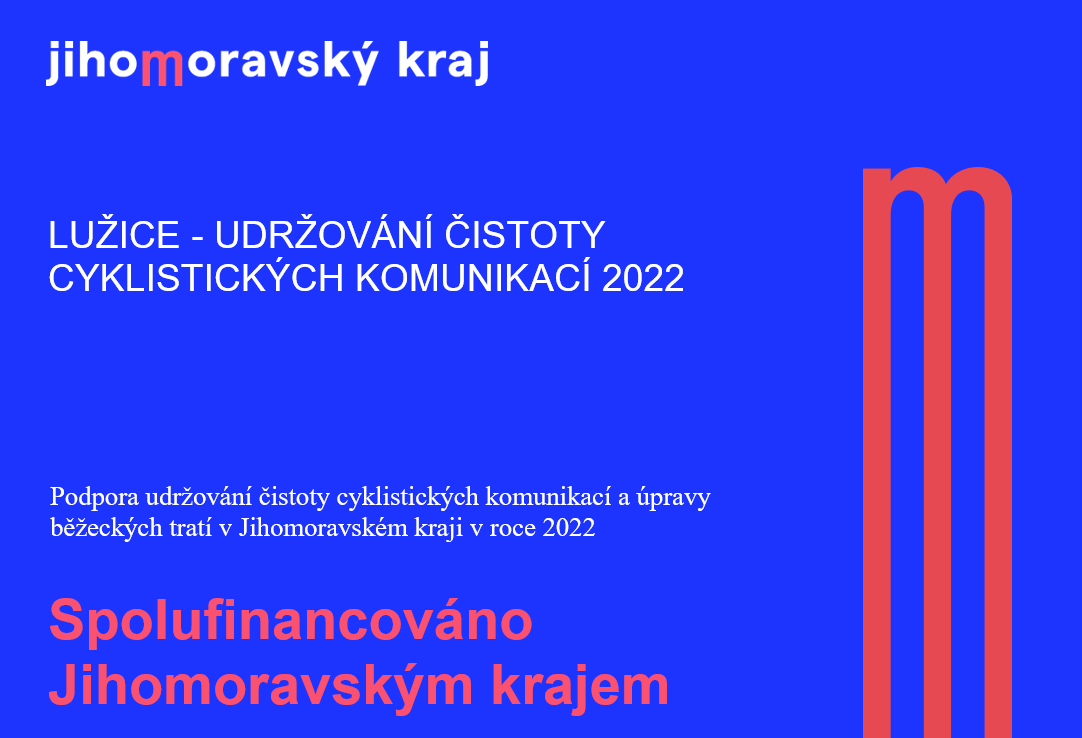 2022 - Lužice - Udržování čistoty cyklistických komunikací 2022