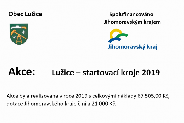 Startovací kroje 2019