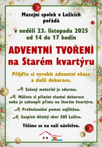 Adventní tvoření na Starém kvartýru 