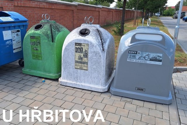 Na sběrných místech přibyly nové kontejnery
