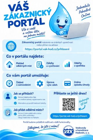 VaK - zákaznický portál