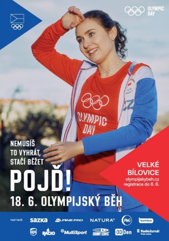 Velké Bílovice - Olympijský běh